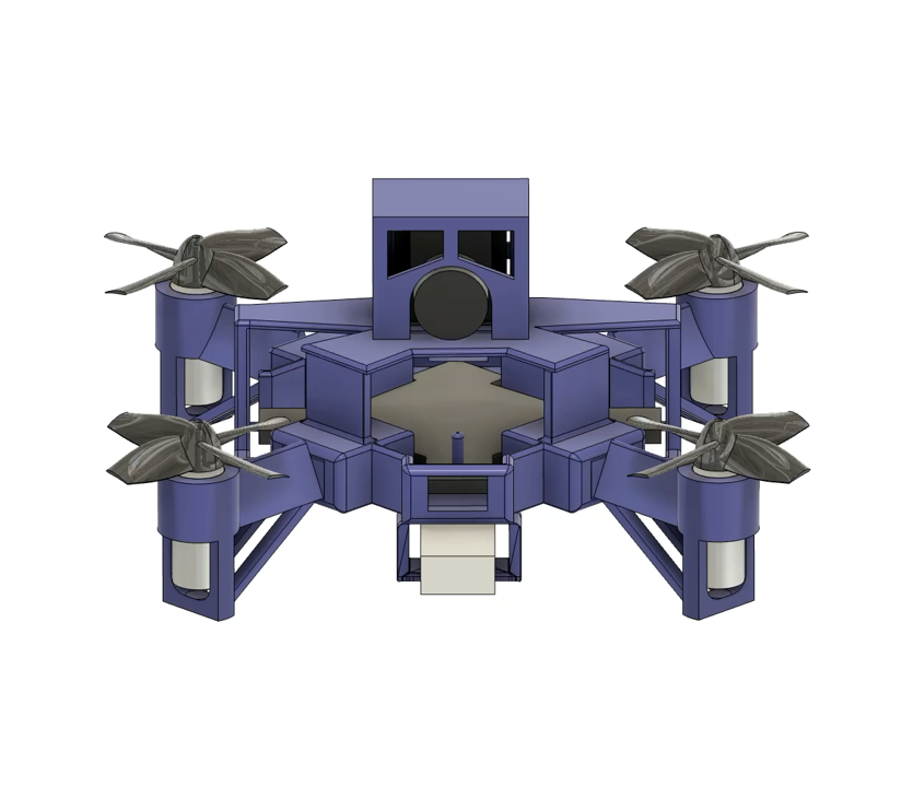 Assembled drone – final build